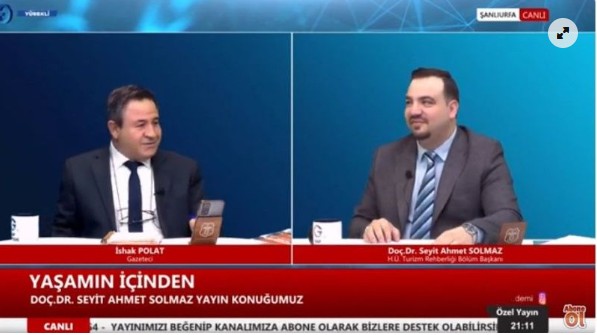 Bölüm Başkanımız GAP Gündemi Yayınında